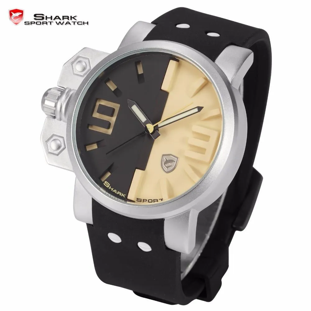 SALMON Shark Sport Watch Black/Cream  SW 170