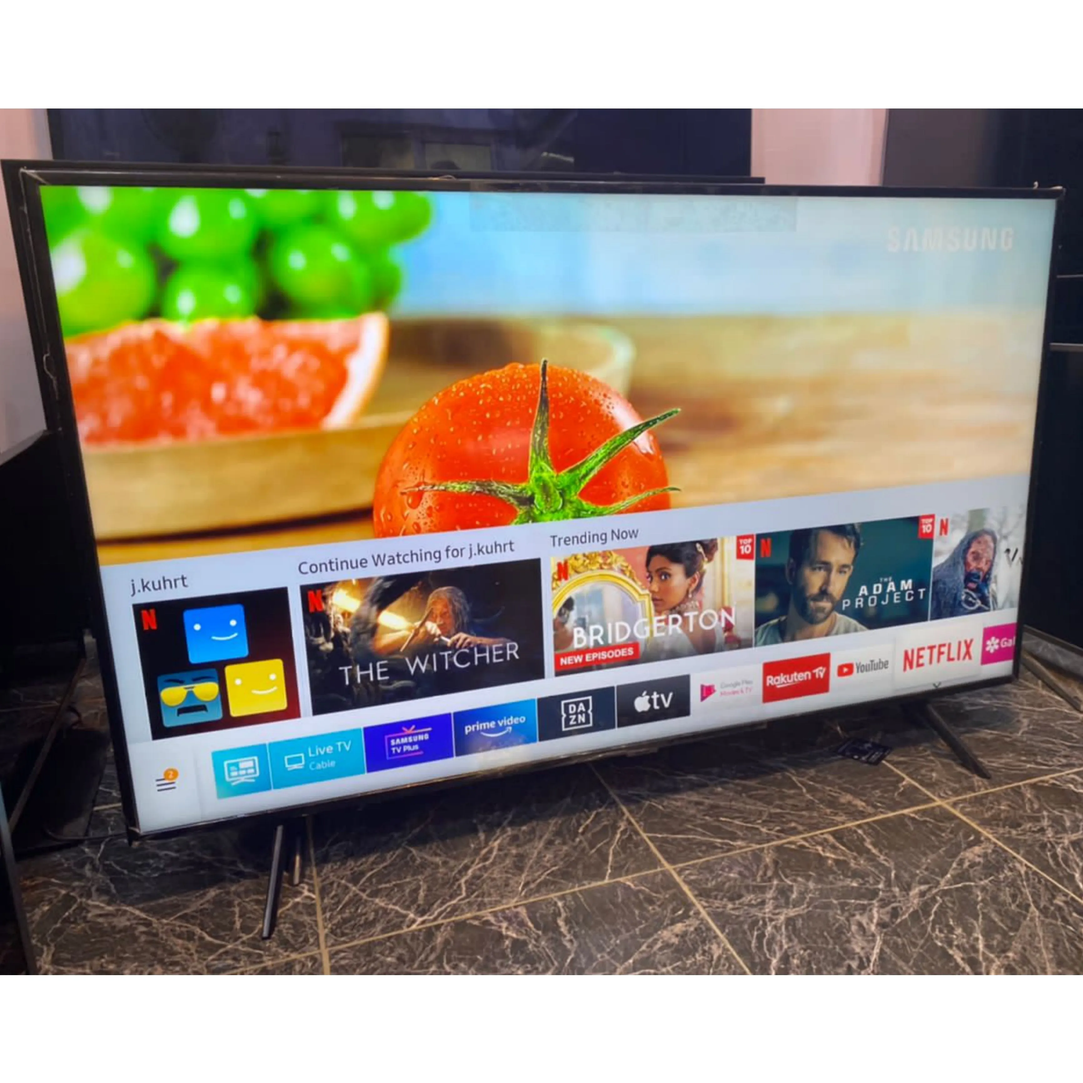 SAMSUNG 55 Inch UE55NU7179 Series 7 Smart 4K UHD HDR10  Apple TV with Miracast and AirPlay - Foreign Used