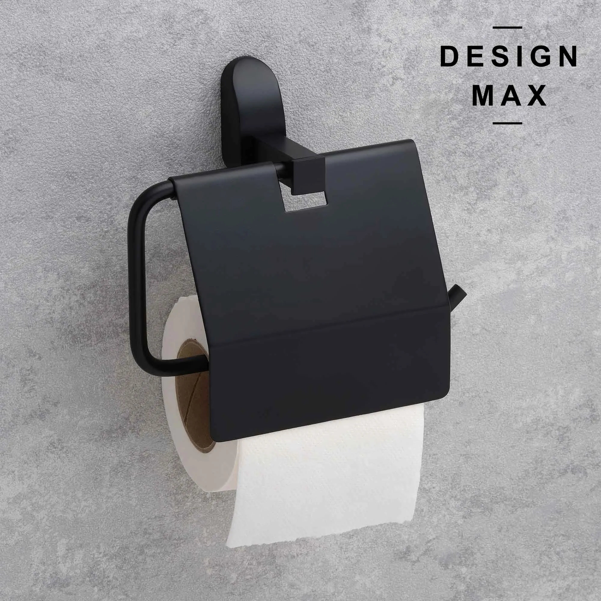 Signature Matte Black Toilet Paper Holder