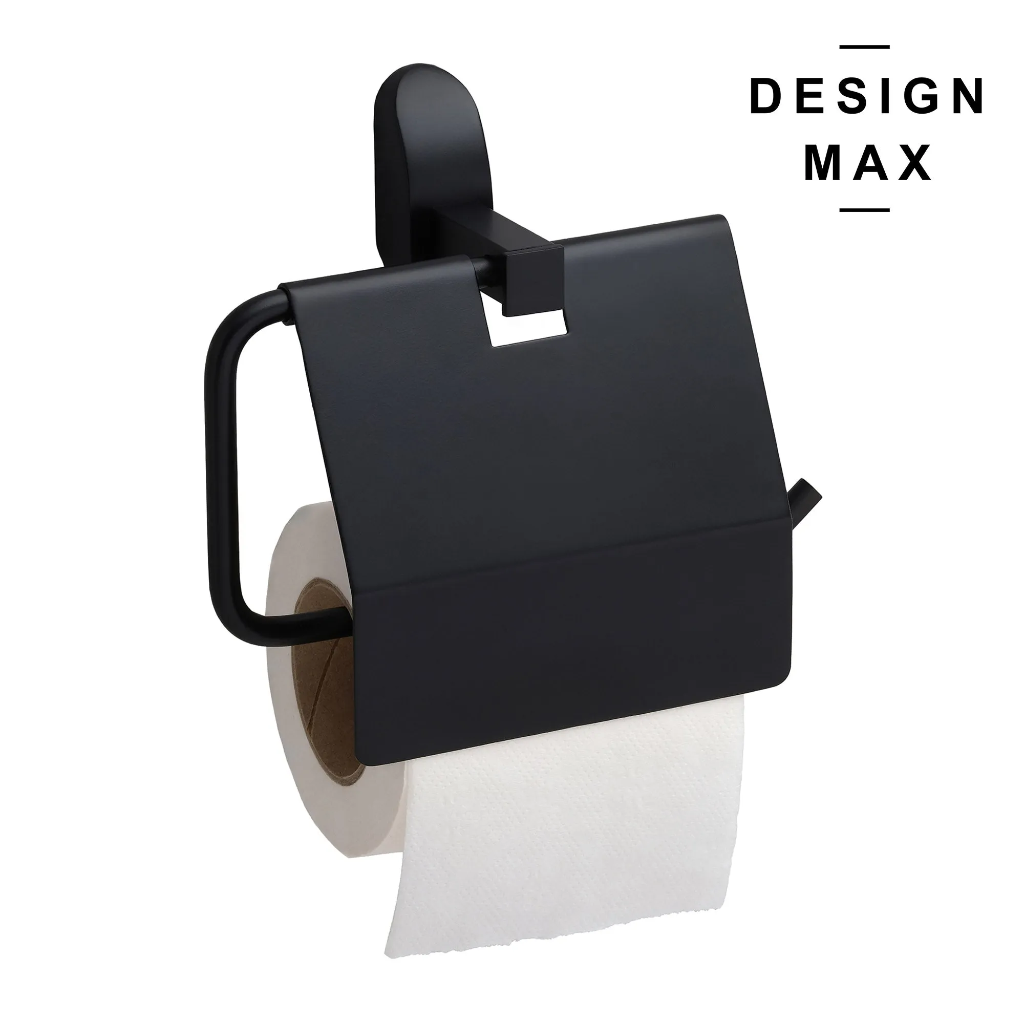 Signature Matte Black Toilet Paper Holder