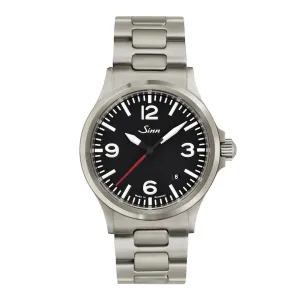 Sinn 556 A RS Automatic Sports Watch - Black Dial - Solid Bracelet