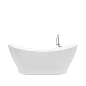 Tundra White-NF Freestanding Bathtub