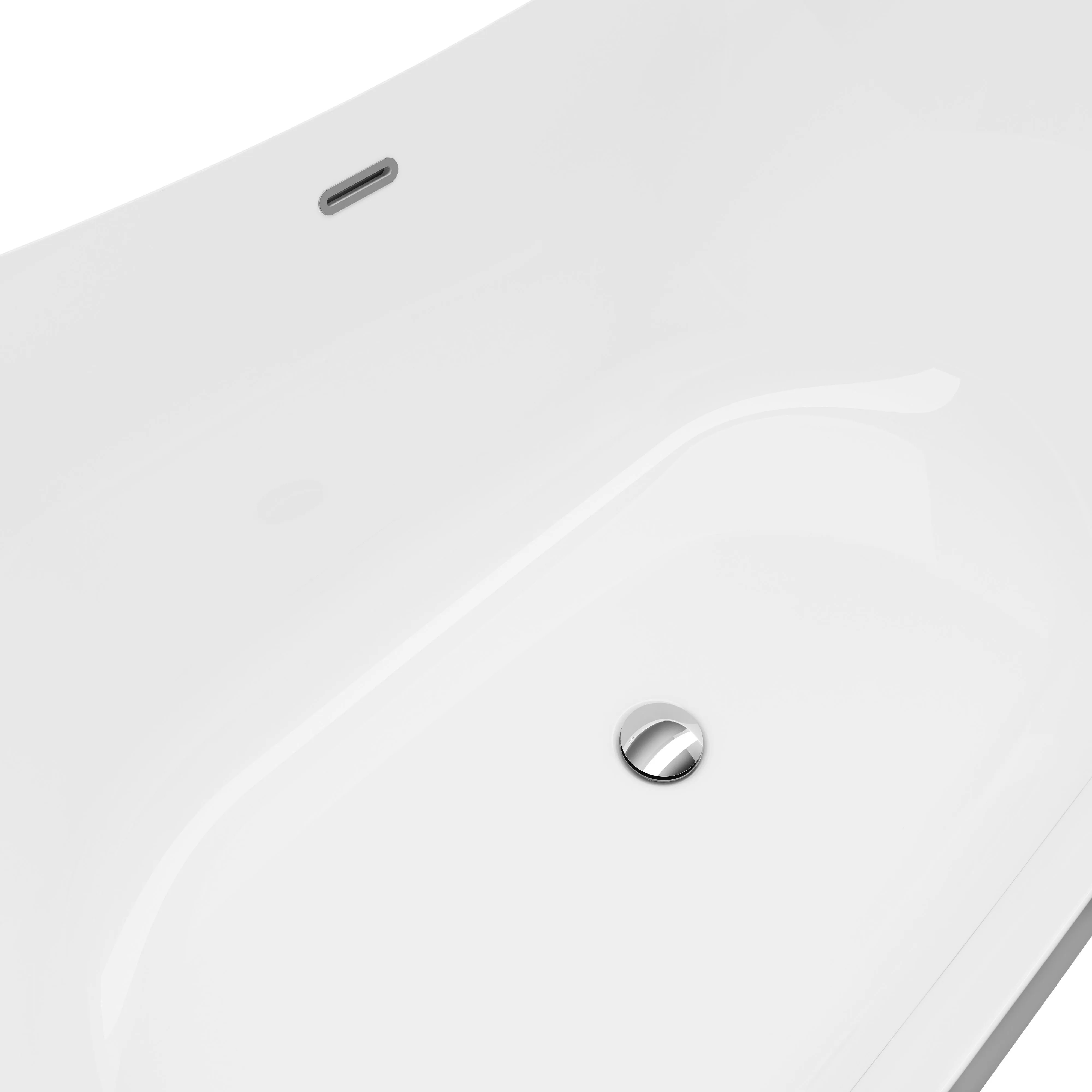 Tundra White-NF Freestanding Bathtub