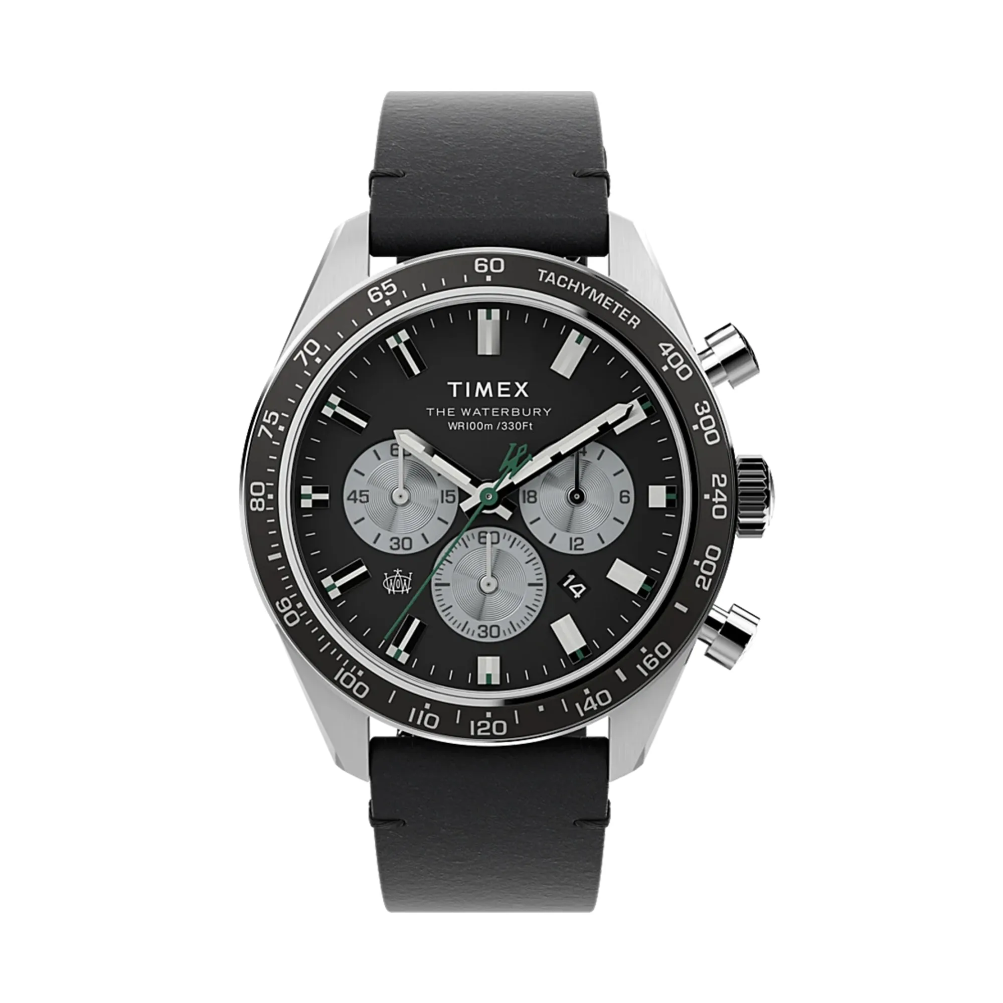 Waterbury Dive Chronograph 41mm Leather Band