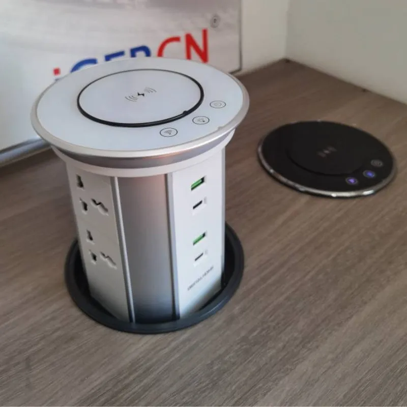 XP200 Motorized Popup socket with wireless charger with Phone App